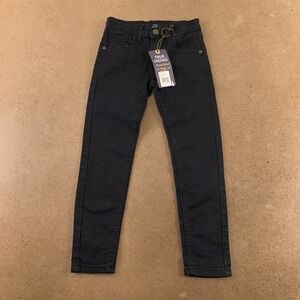 True Indigo Boys Size 6 Black Stretch Denim Skinny Jeans NWT